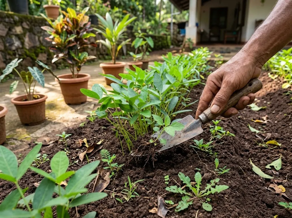 Cara Menanam Kacang Bambara di Kebun Rumah (AI generated)
