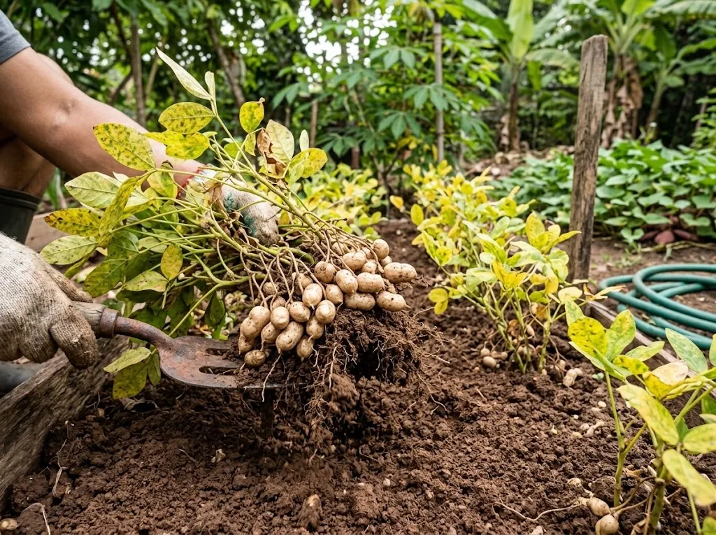 Cara Menanam Kacang Bambara di Kebun Rumah (AI generated)