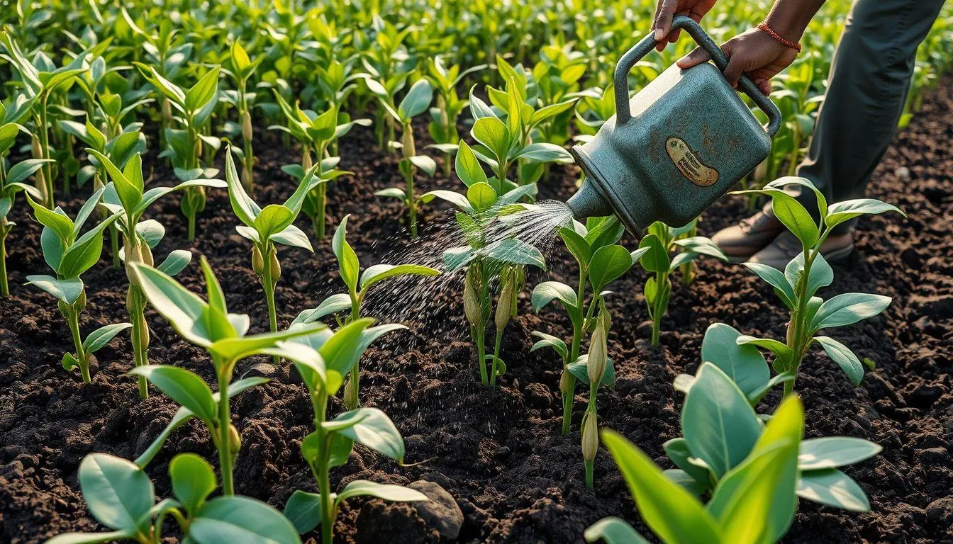 Perawatan dan Pemeliharaan Tanaman Kacang Hijau (c) Ilustrasi AI