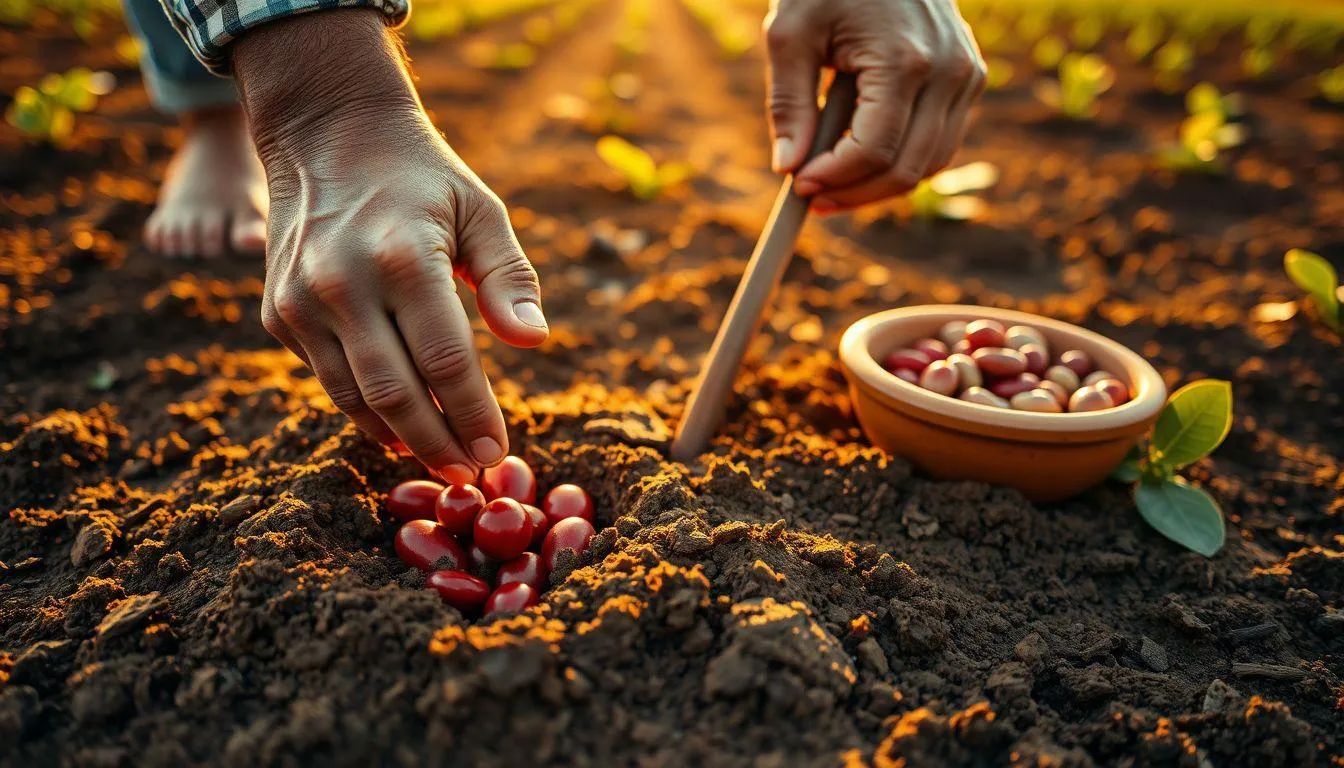 Teknik Penanaman Kacang Merah yang Tepat (c) Ilustrasi AI