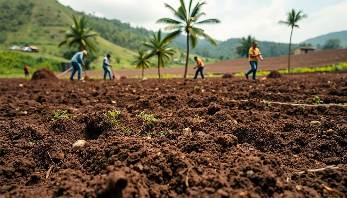 Persiapan Lahan untuk Penanaman Kakao (c) Ilustrasi AI