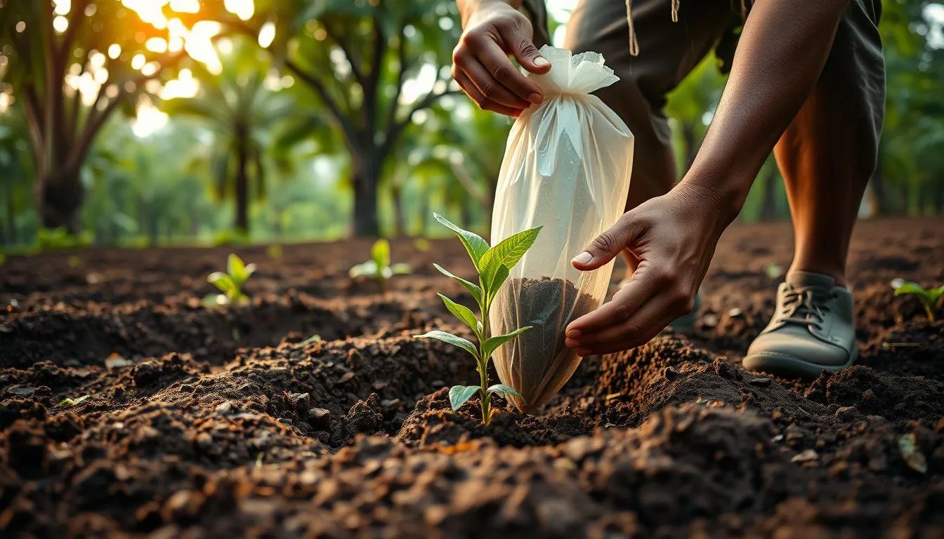 Teknik Penanaman Kakao yang Tepat (c) Ilustrasi AI
