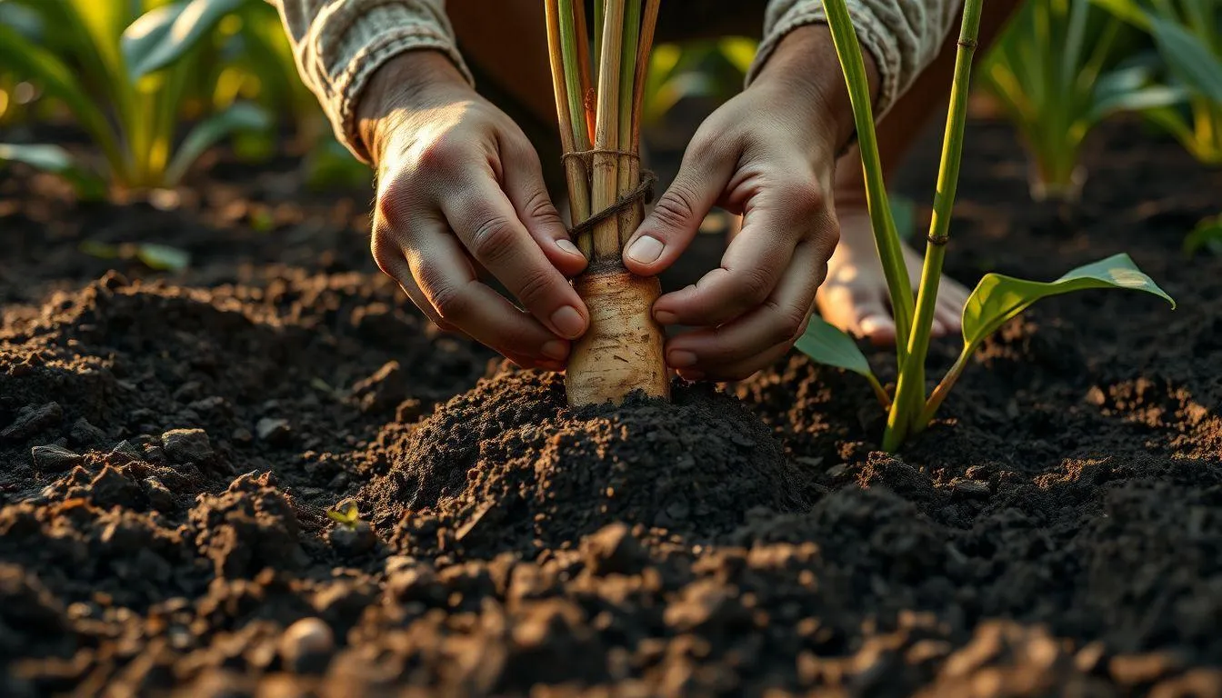 Teknik Penanaman Kecombrang yang Benar (c) Ilustrasi AI