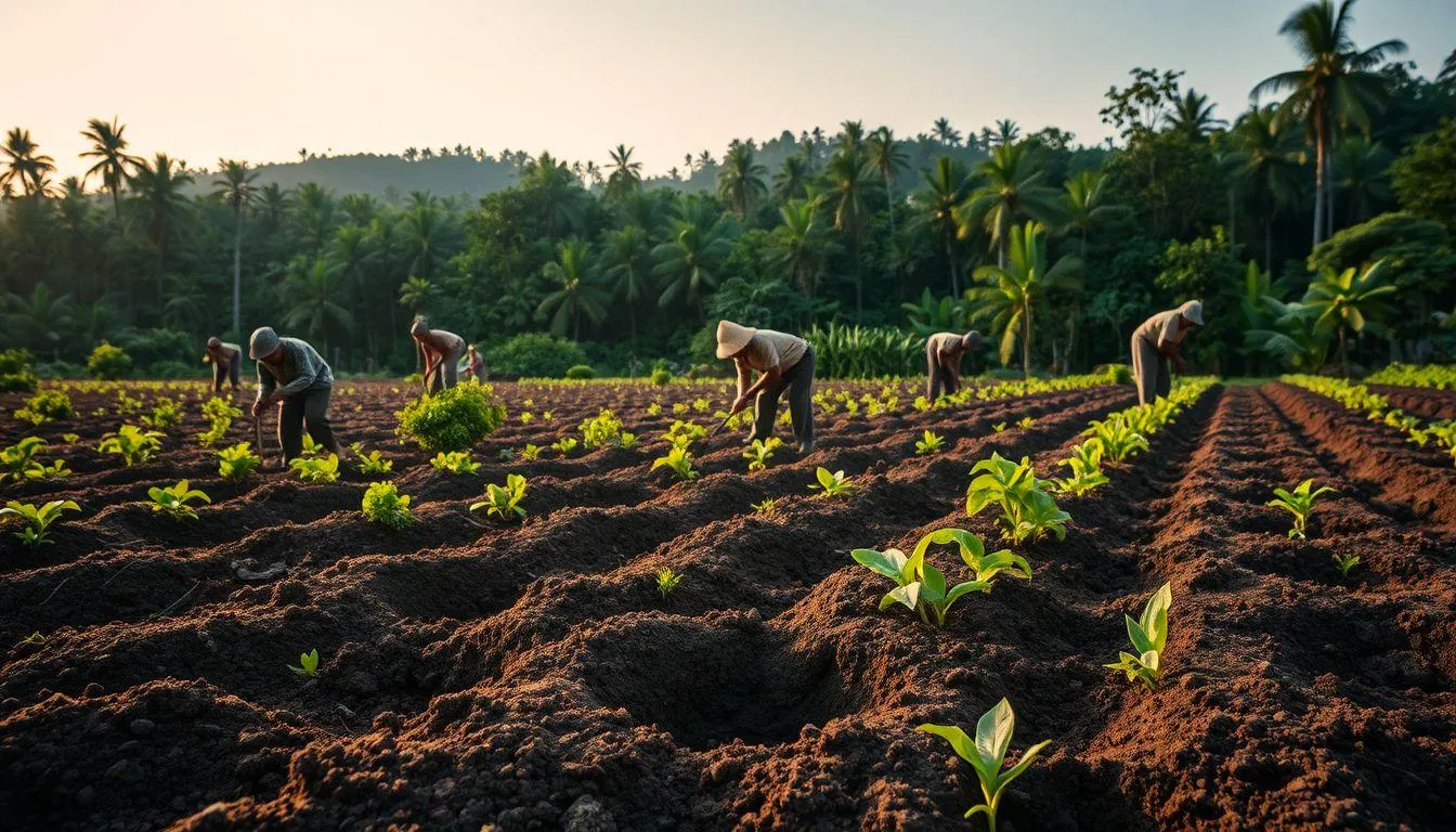 Persiapan Lahan untuk Budidaya Kemiri (c) Ilustrasi AI