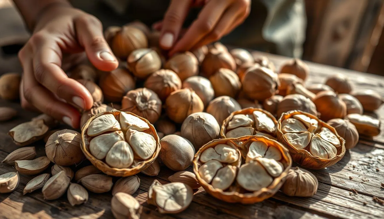 Pemilihan dan Perlakuan Benih Kemiri (c) Ilustrasi AI