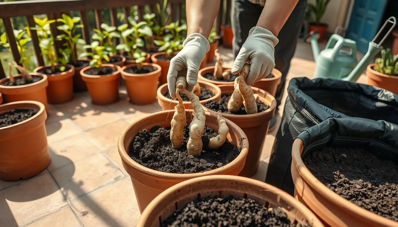 Cara Menanam Kencur di Pot dan Polybag (c) Ilustrasi AI