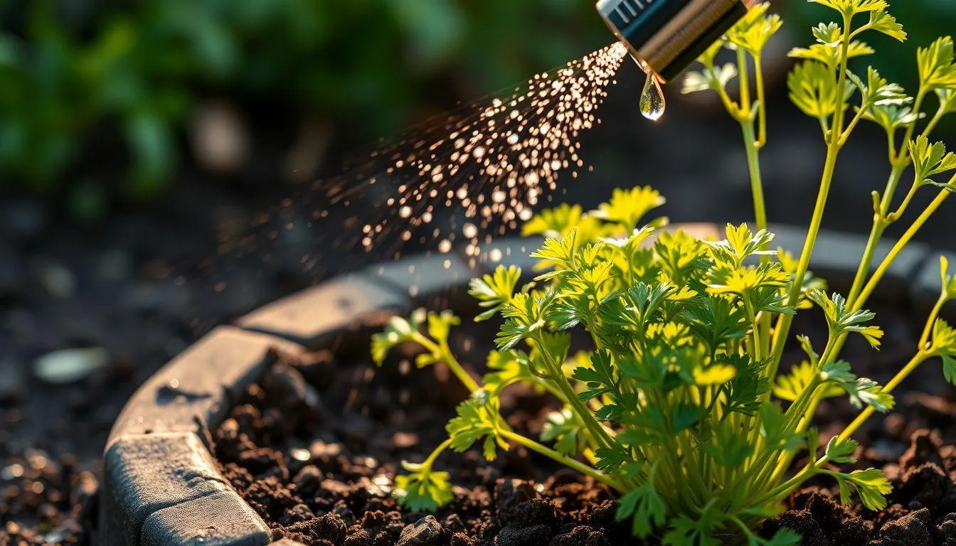 Perawatan Tanaman Ketumbar Agar Tumbuh Subur (c) Ilustrasi AI