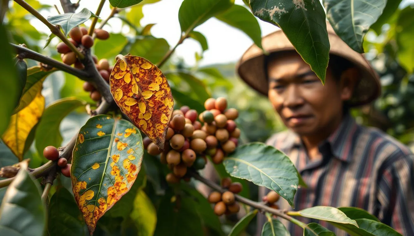 Mengatasi Masalah Umum dalam Budidaya Kopi (c) Ilustrasi AI