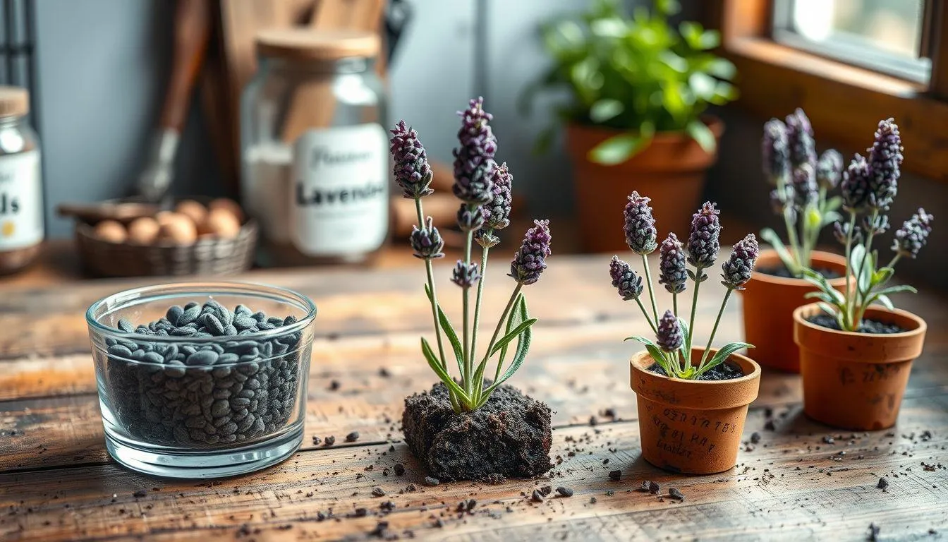 Pemilihan dan Persiapan Bibit Lavender (c) Ilustrasi AI