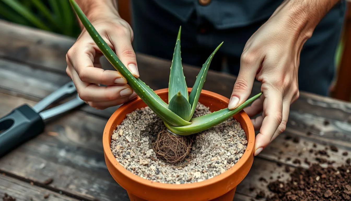 Langkah-Langkah Menanam Lidah Buaya (c) Ilustrasi AI