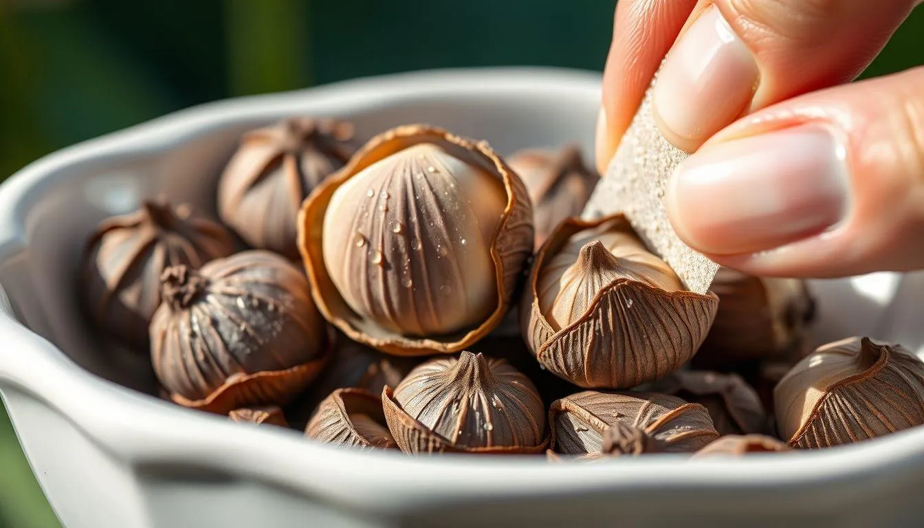 Persiapan Benih dan Proses Perkecambahan Lotus (c) Ilustrasi AI