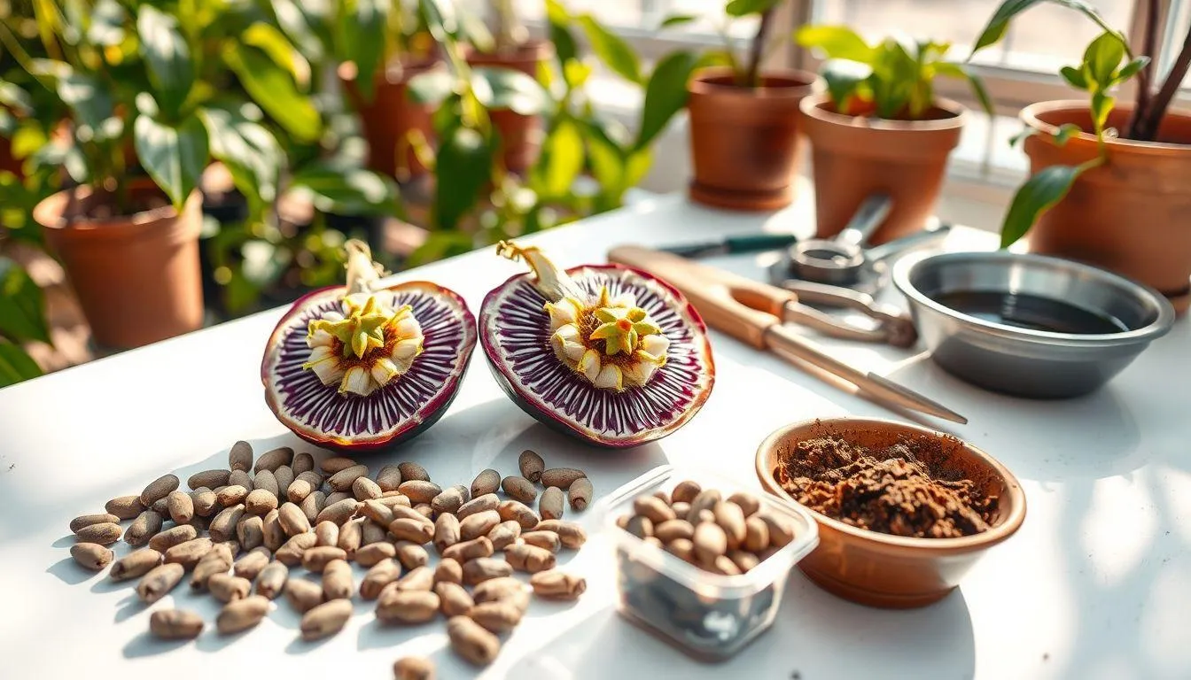 Persiapan Benih dan Media Tanam Markisa (c) Ilustrasi AI