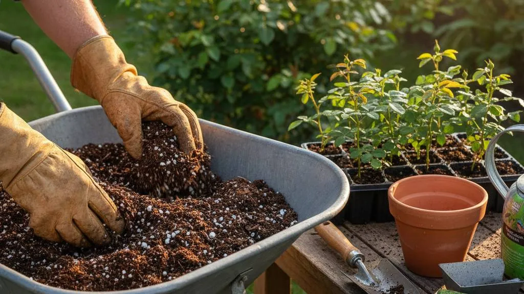 Menyiapkan Media Tanam dan Pot yang Tepat (c) Ilustrasi AI
