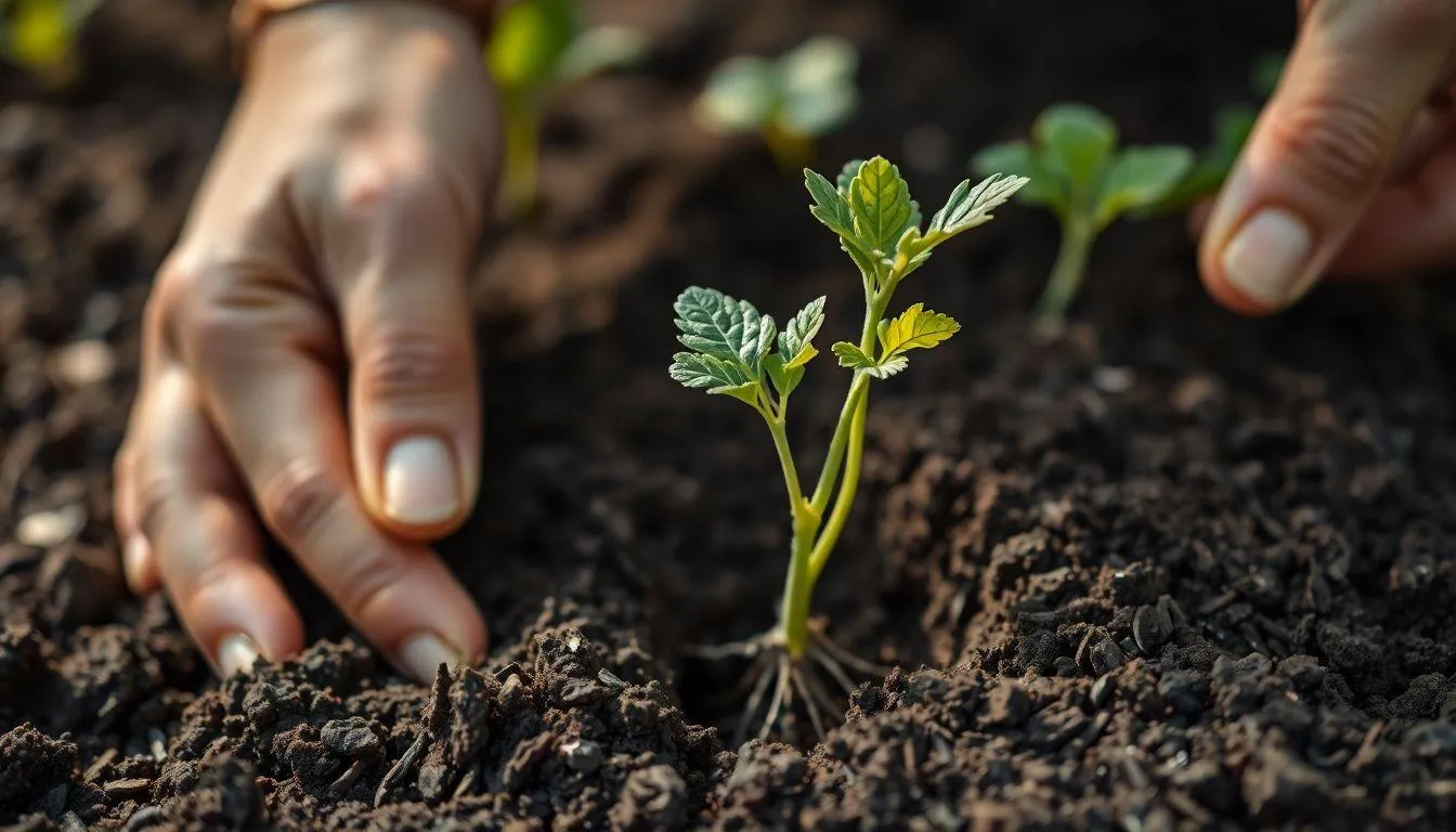 Teknik Penanaman Bibit Melon (c) Ilustrasi AI