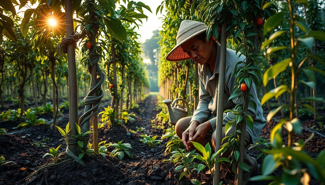 Perawatan dan Pemupukan Tanaman Merica (c) Ilustrasi AI