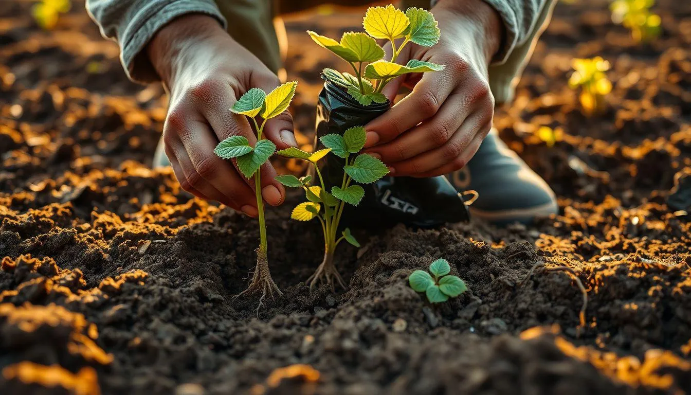 Teknik Penanaman Murbei yang Benar (c) Ilustrasi AI