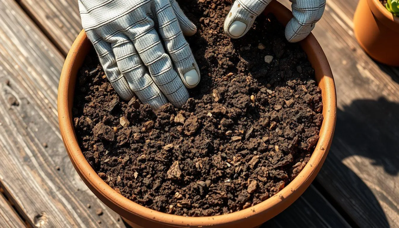 Persiapan Media Tanam dan Pot (c) Ilustrasi AI