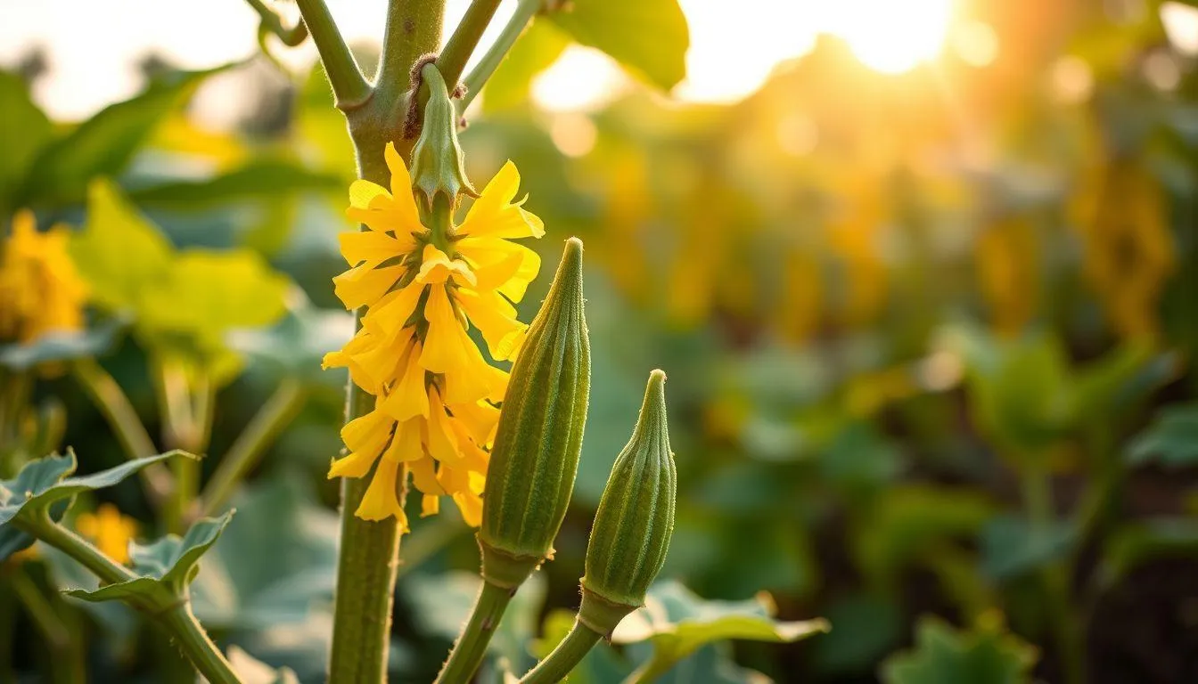 Masa Panen dan Cara Memanen Okra (c) Ilustrasi AI