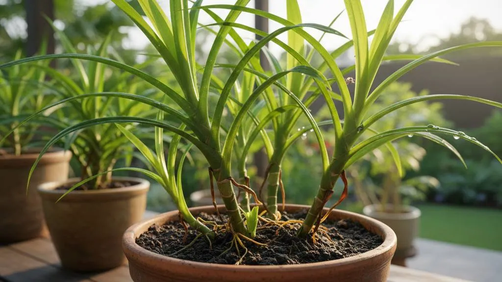 Cara Menanam Pandan di Pot dengan Metode Stek (c) Ilustrasi AI