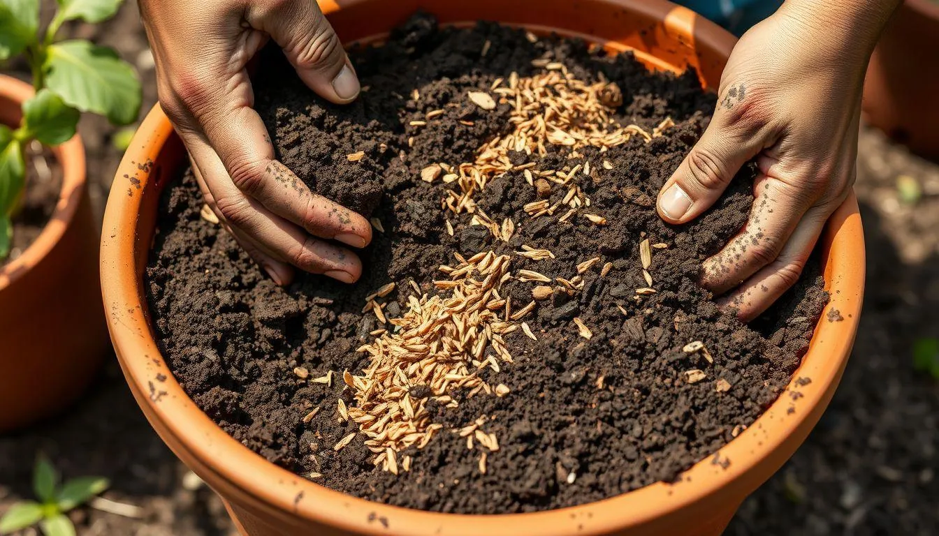 Persiapan Media Tanam dan Pot (c) Ilustrasi AI