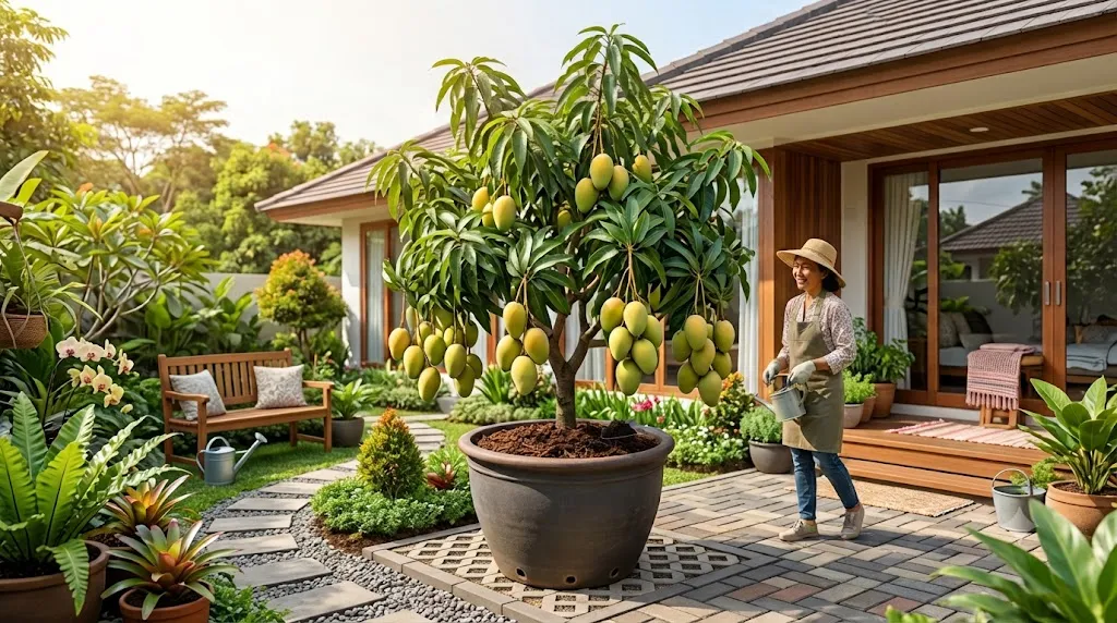 Sinar Matahari Penuh untuk Pohon Mangga. (AI Generated)