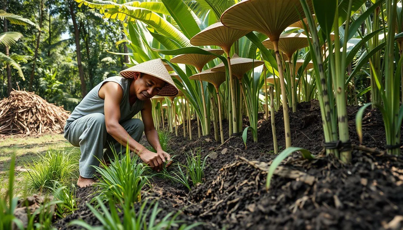 Perawatan dan Pemeliharaan Tanaman Porang (c) Ilustrasi AI