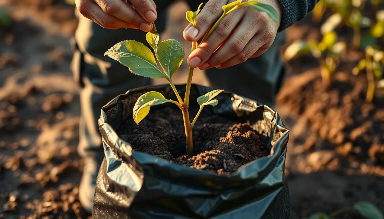 Proses Penanaman Stek Pucuk Merah (c) Ilustrasi AI