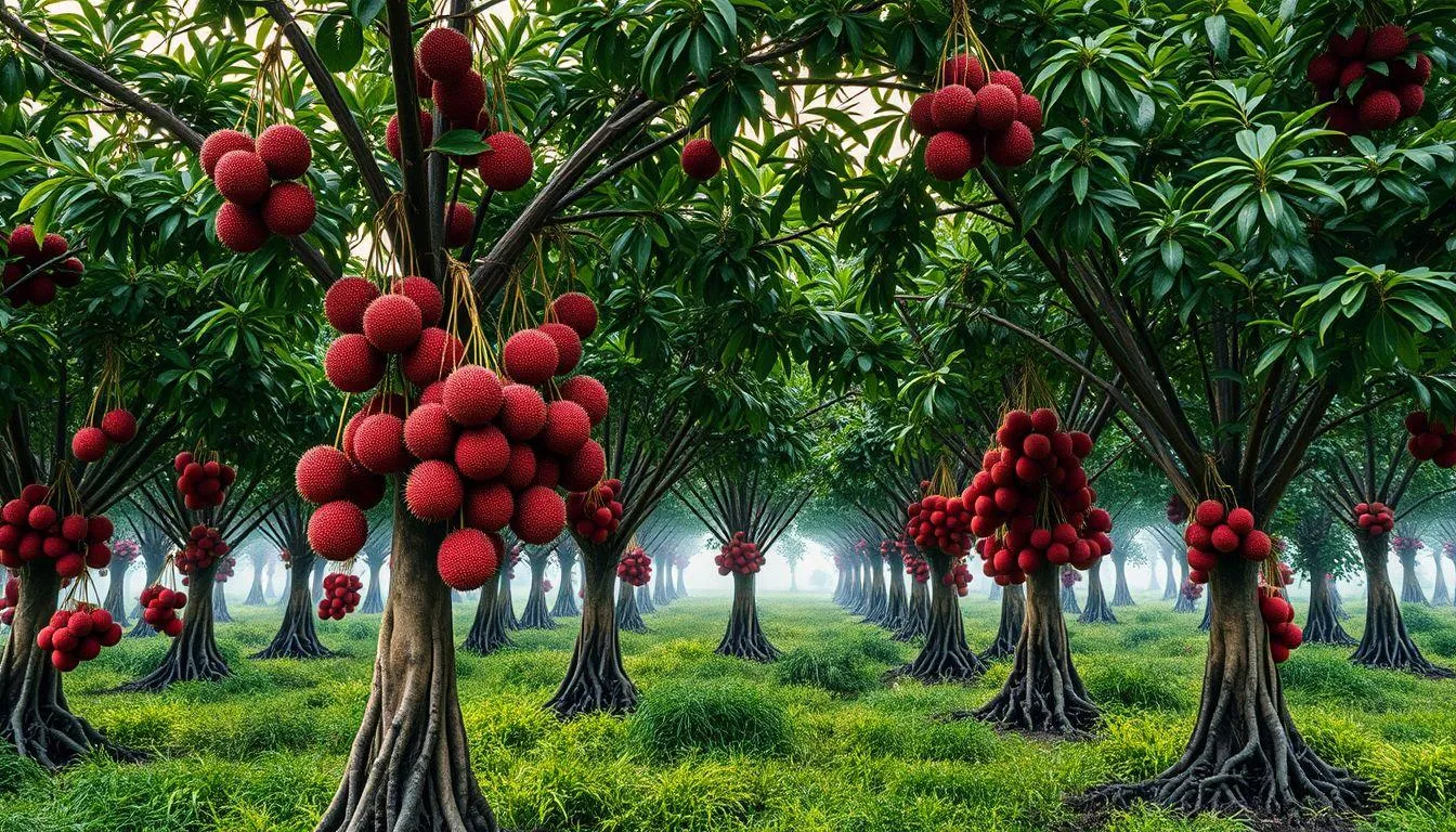 Memahami Syarat Tumbuh Tanaman Rambutan (c) Ilustrasi AI