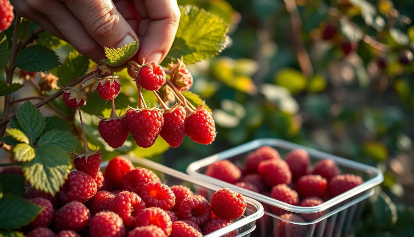 Pemanenan dan Pemanfaatan Buah Raspberry (c) Ilustrasi AI