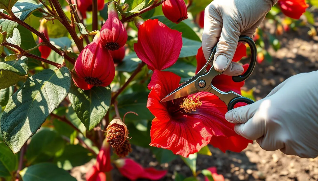 Pemanenan dan Pasca Panen Rosella (c) Ilustrasi AI