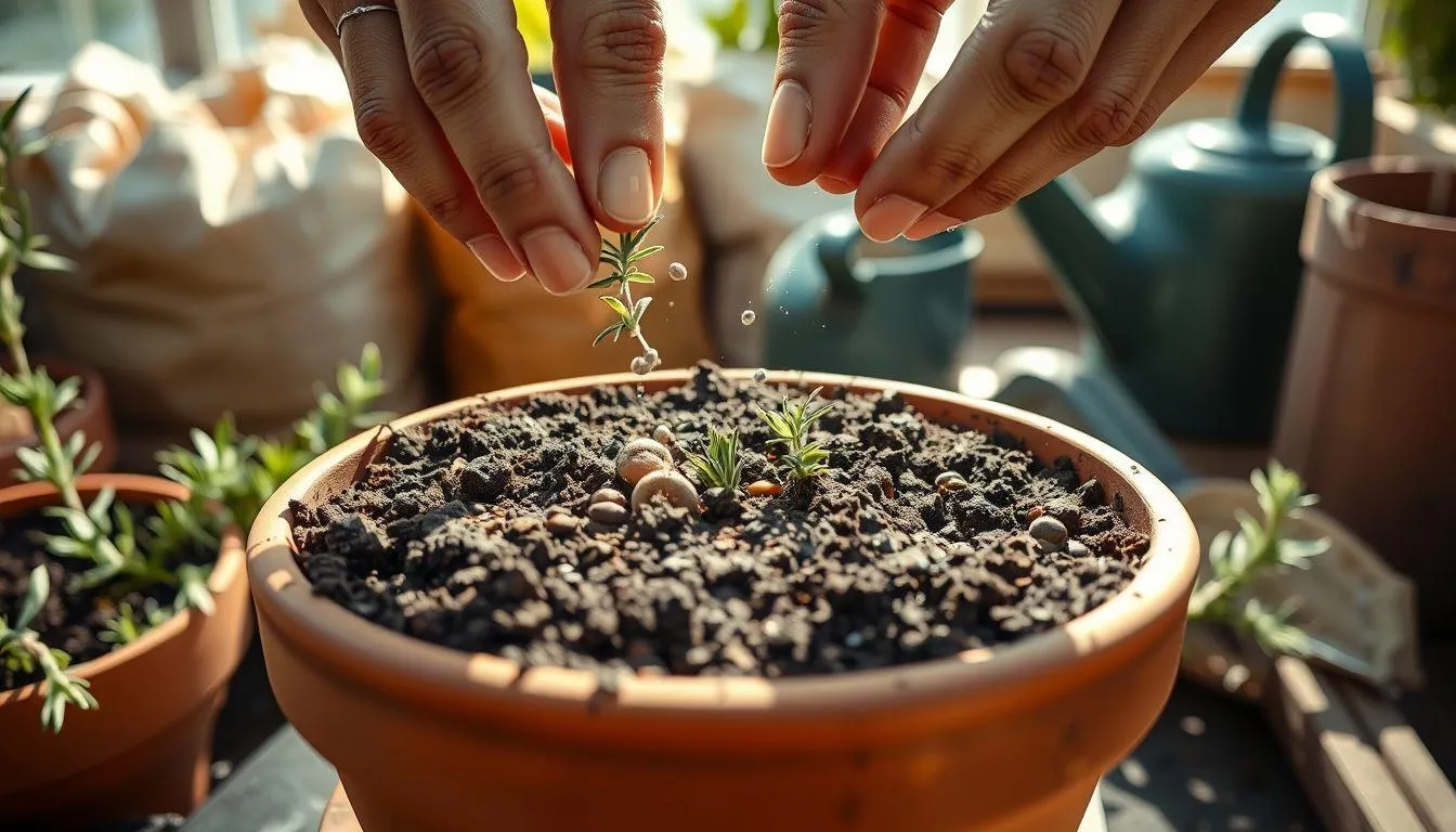 Cara Menanam Rosemary dari Biji (c) Ilustrasi AI