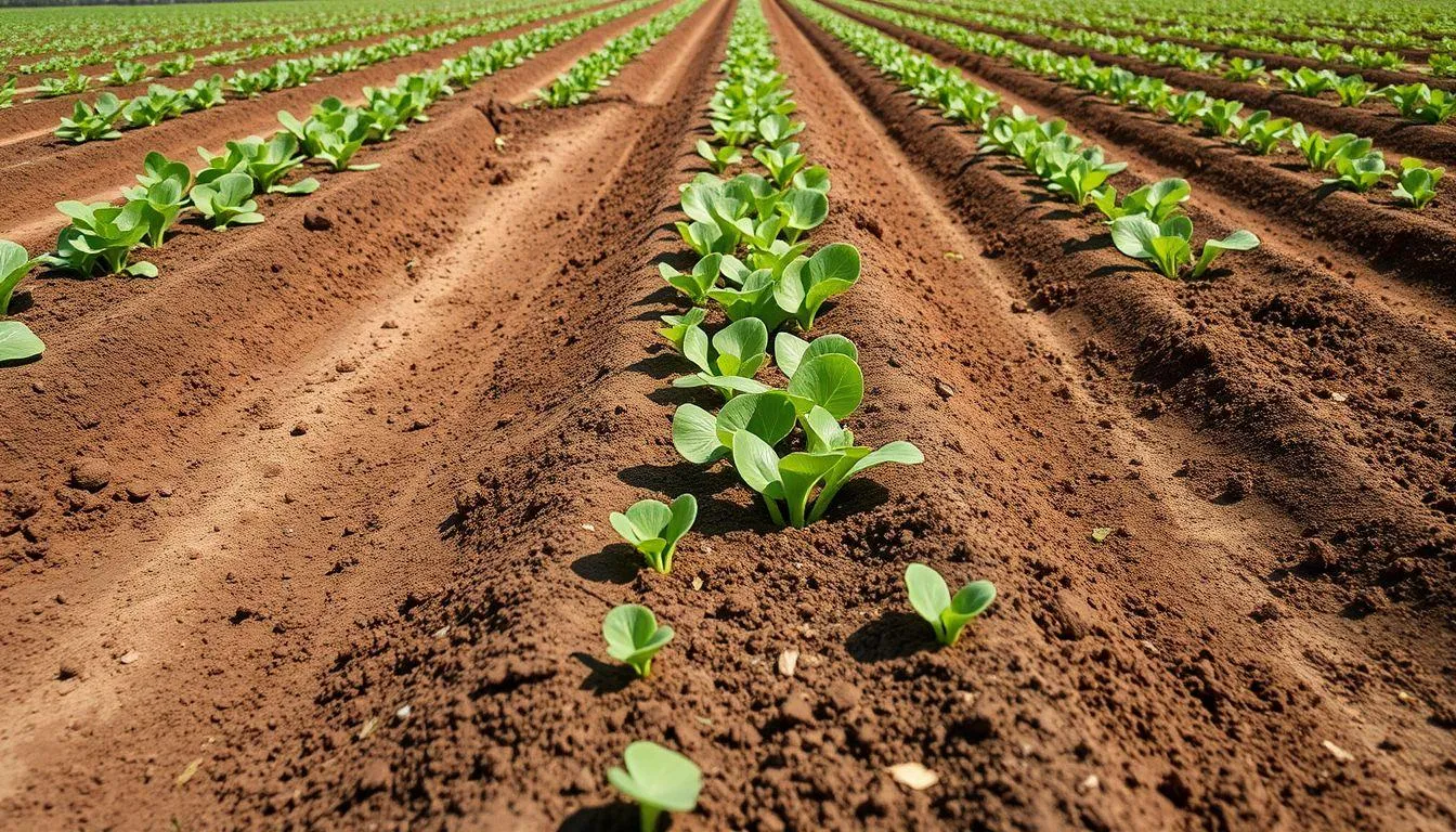 Cara Menanam Sawi Putih di Tanah Terbuka untuk Skala Besar (c) Ilustrasi AI