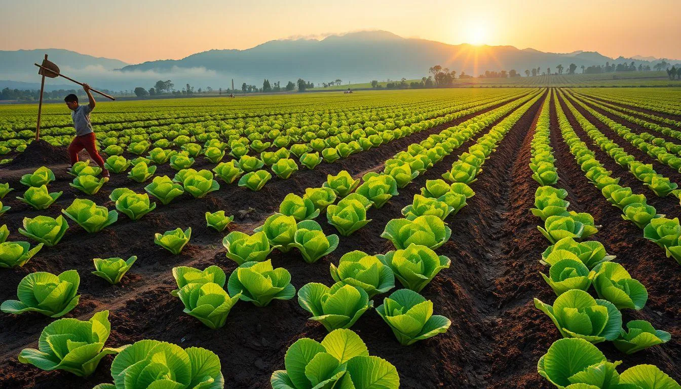 Cara Menanam Selada di Tanah (c) Ilustrasi AI