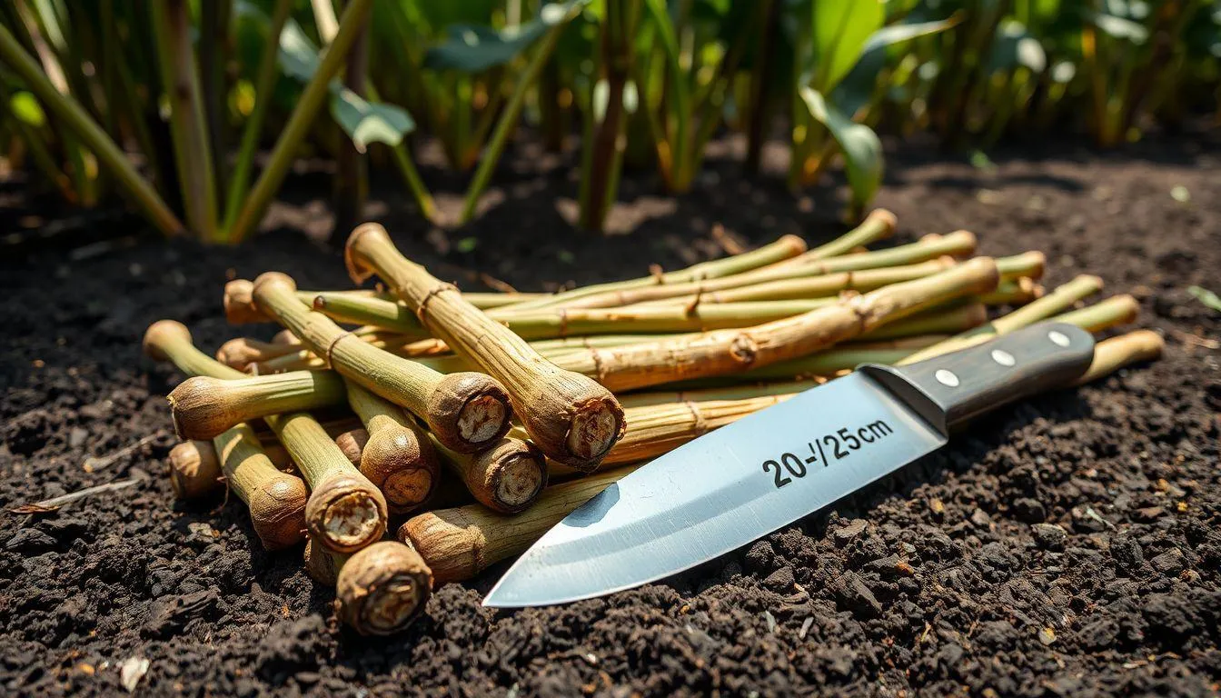 Pemilihan dan Persiapan Bibit Singkong Berkualitas (c) Ilustrasi AI