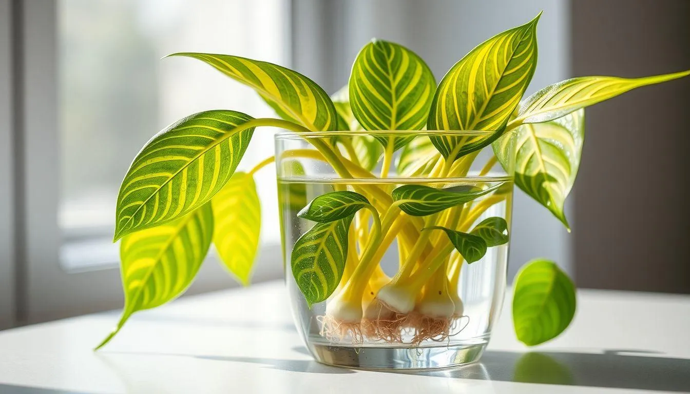 Cara Menanam Sirih Gading dengan Media Air (c) Ilustrasi AI