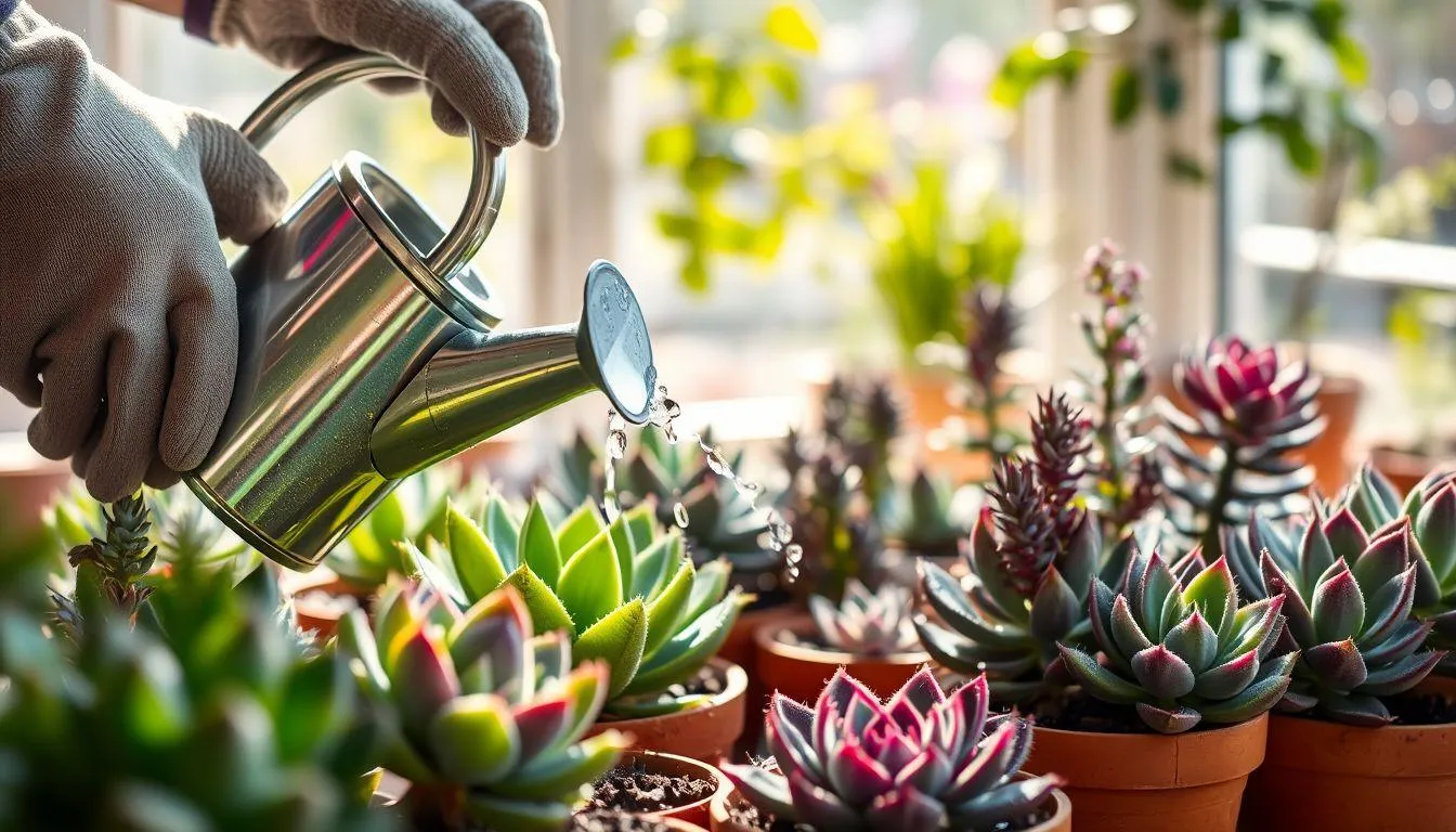 Perawatan Sukulen Setelah Penanaman (c) Ilustrasi AI