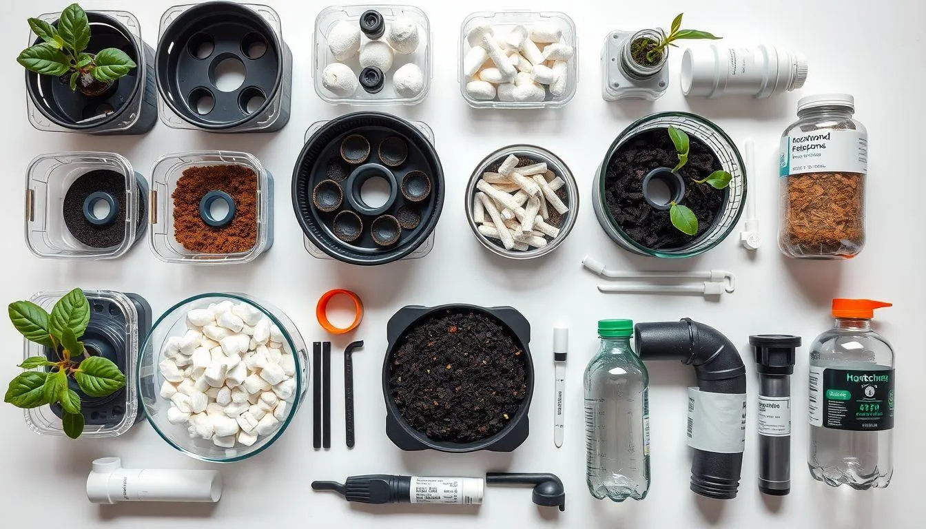 Persiapan Alat dan Bahan untuk Hidroponik (c) Ilustrasi AI