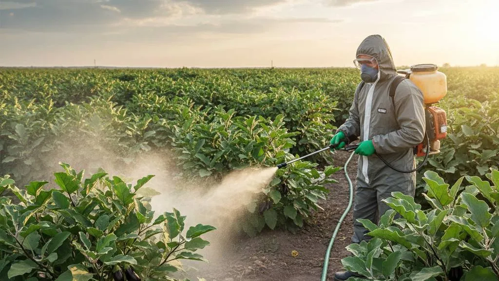 Pemeliharaan dan Perawatan Tanaman Terong (c) Ilustrasi AI