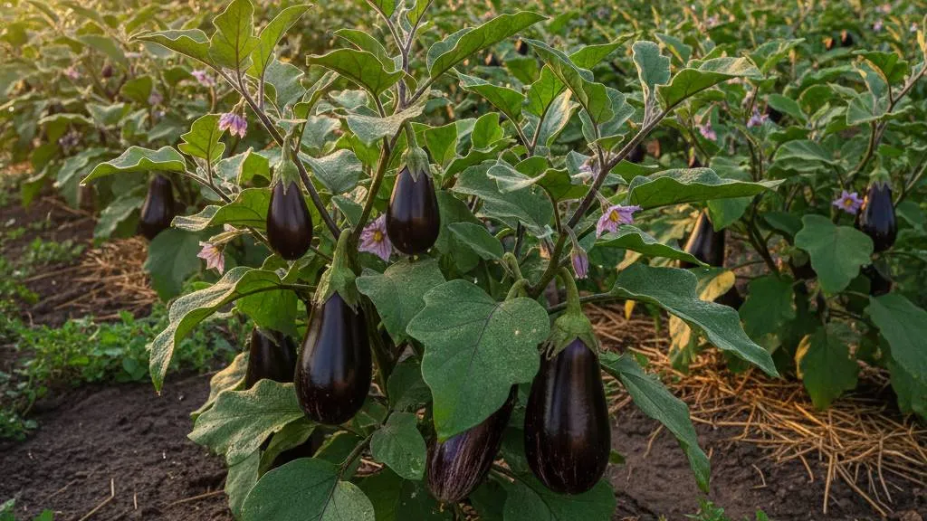 Masa Panen dan Pascapanen Terong (c) Ilustrasi AI