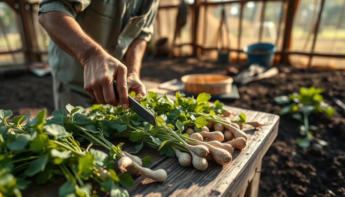 Persiapan Bibit Ubi Cilembu (c) Ilustrasi AI