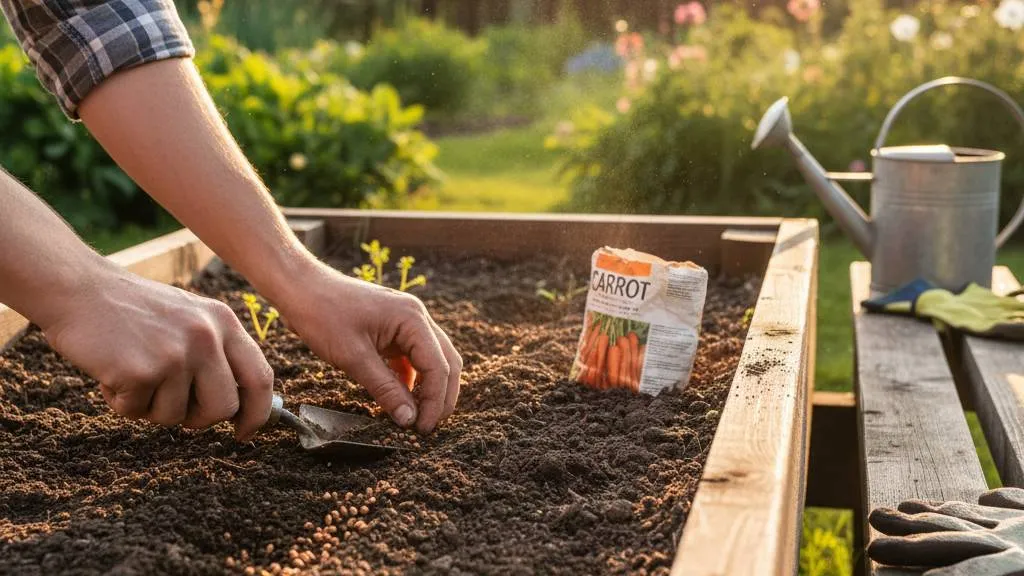 Cara Menanam Wortel dari Biji (c) Ilustrasi AI