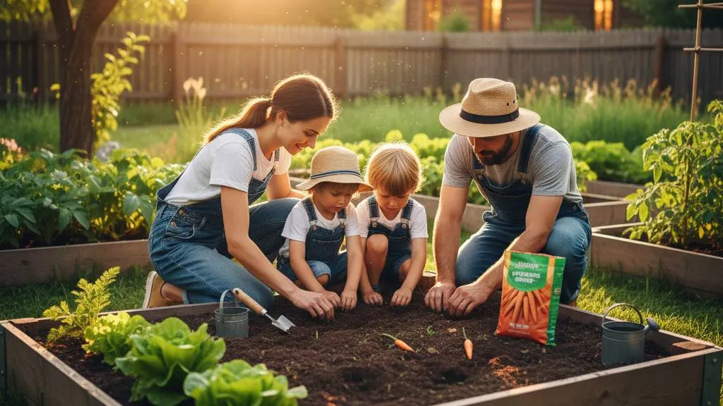 Cara Menanam Wortel di Kebun (c) Ilustrasi AI