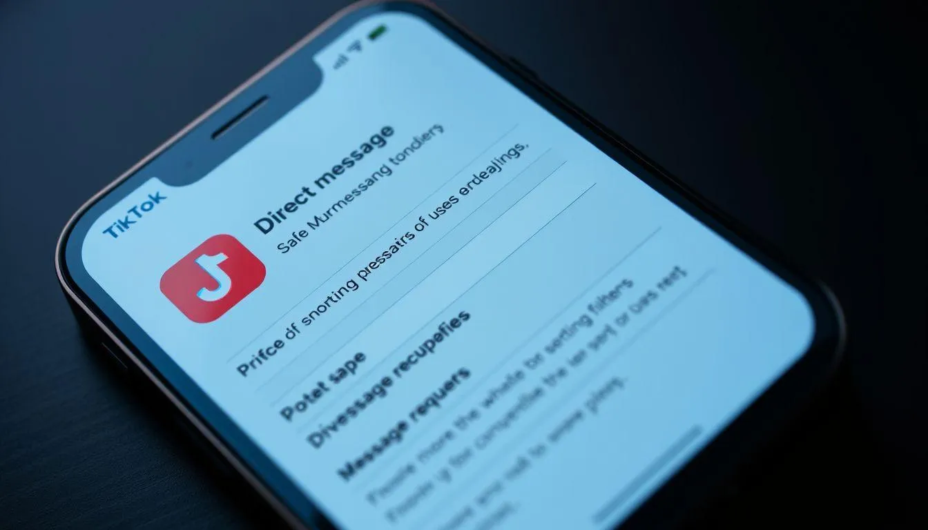 Fitur Keamanan dan Privasi Pesan TikTok (c) Ilustrasi AI