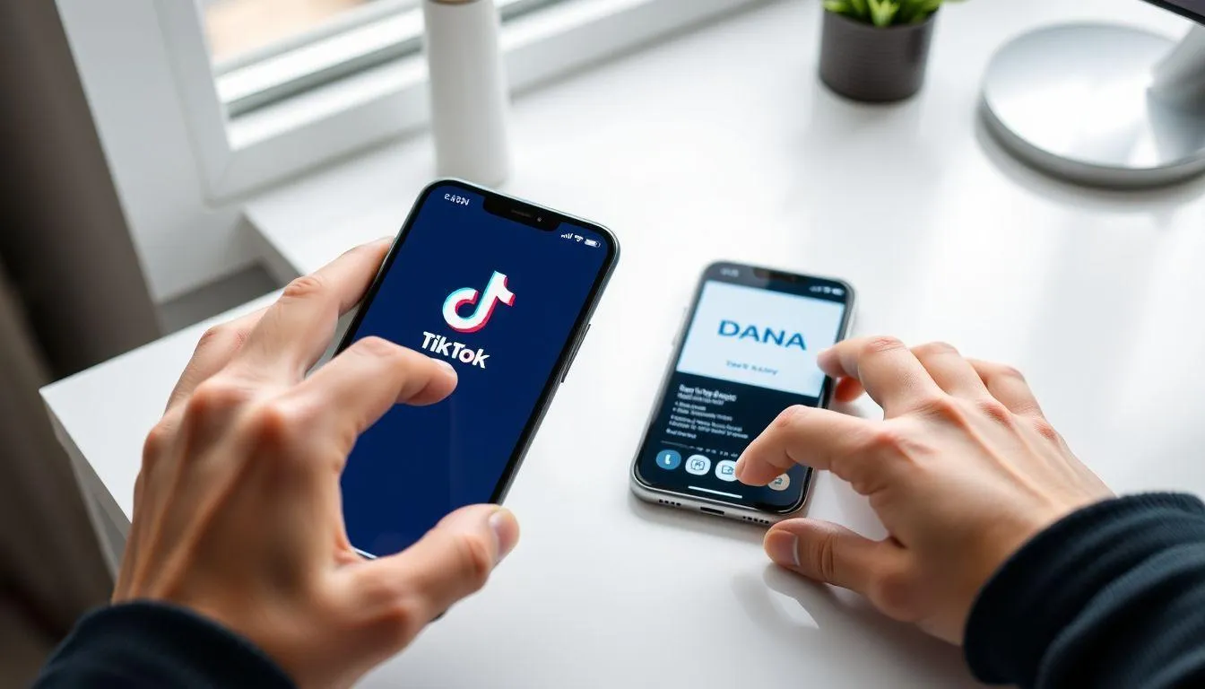 Langkah-Langkah Menautkan DANA ke TikTok (c) Ilustrasi AI