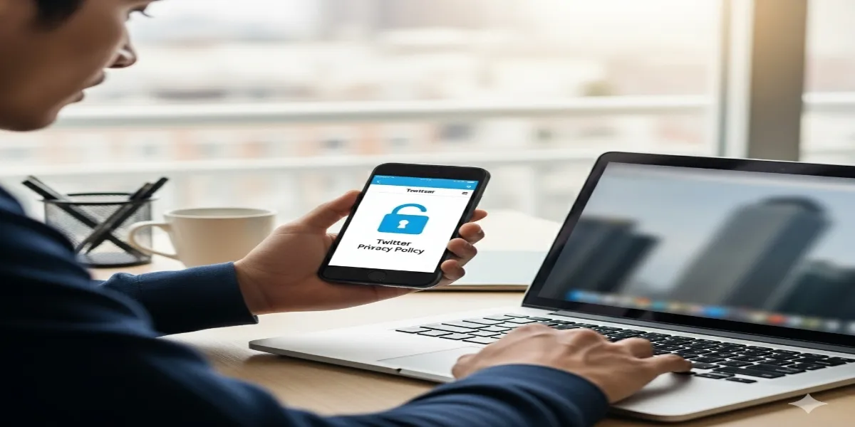 Memahami Kebijakan Privasi Twitter (c) Ilustrasi AI