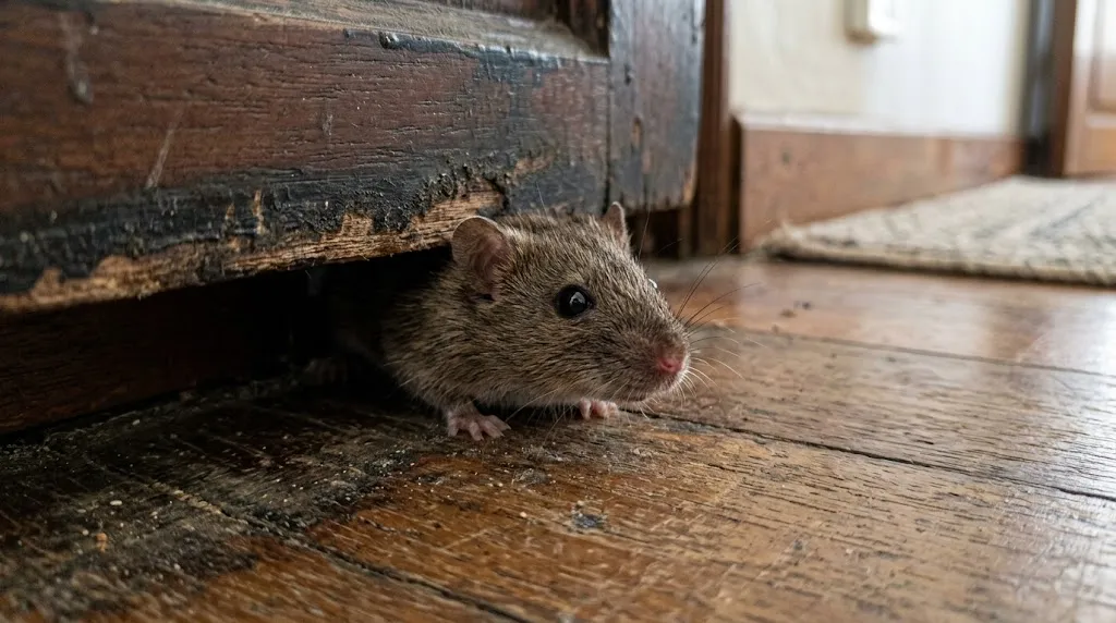 Ilustrasi Tikus Masuk ke Rumah (AI Generated)
