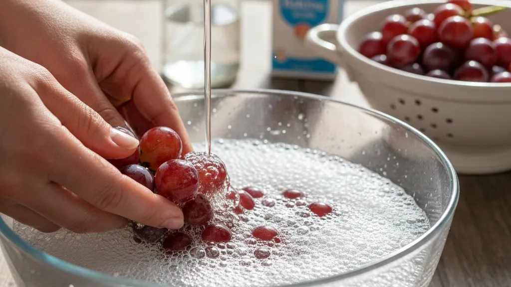 Metode Pembersihan dengan Cuka dan Soda Kue (c) Ilustrasi AI