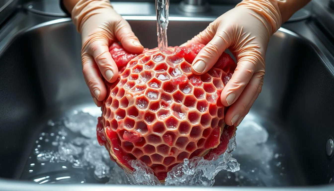 Kesalahan Umum dalam Membersihkan Babat (c) Ilustrasi AI