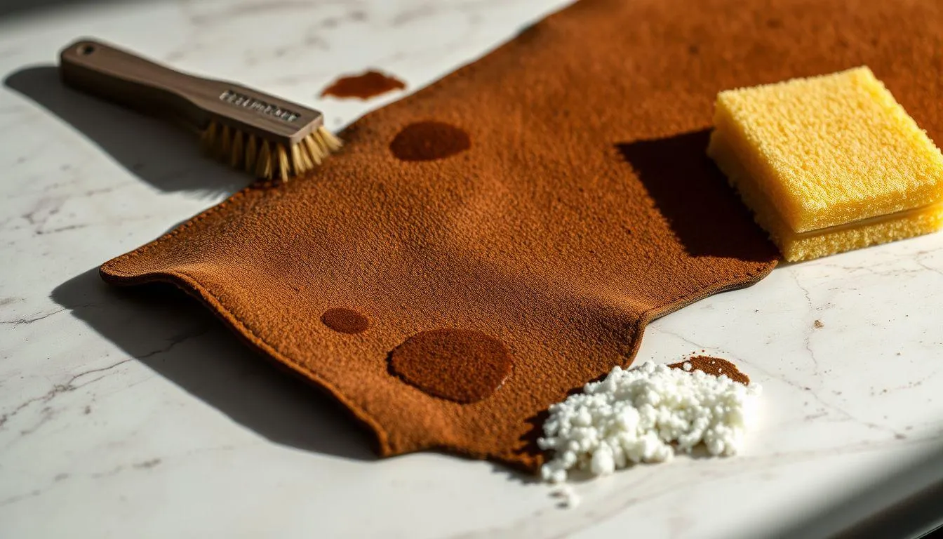 Solusi untuk Masalah Khusus pada Bahan Suede (c) Ilustrasi AI