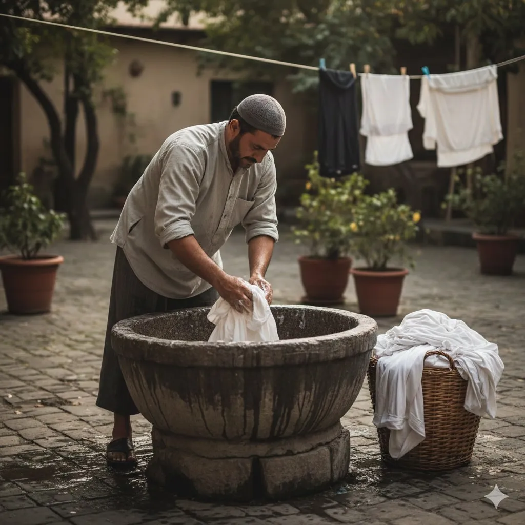 Penggunaan Sabun sebagai Pengganti Tanah  (c) Ilustrasi AI